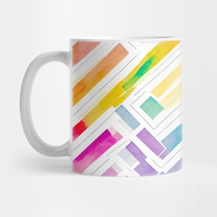 Boho Herringbone abstract Mug